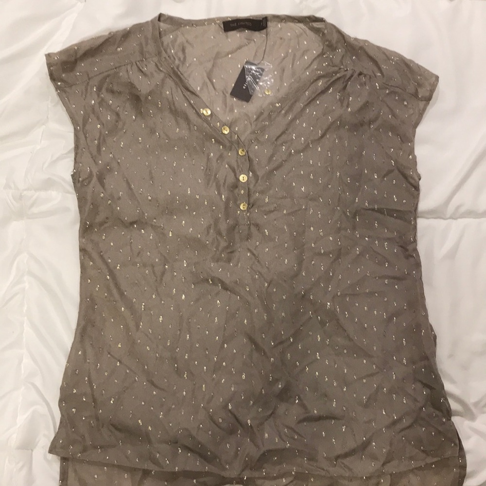 The Limited green blouse
